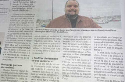 Article de presse, conciergerie.